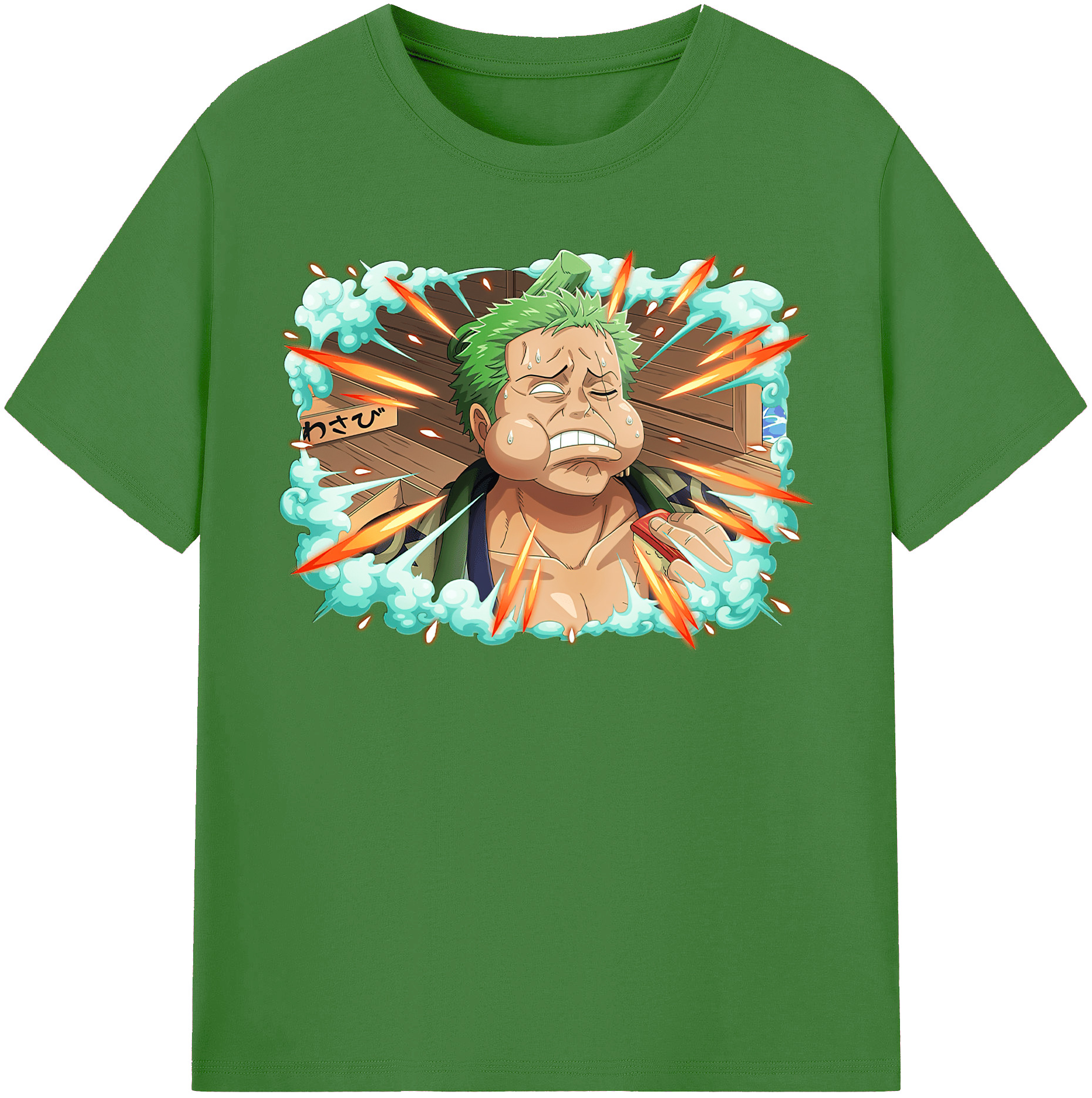 ワンピース ロロノア・ゾロ ONE PIECE Roronoa Zoro レディースカジュアルプリントTシャツ（綿100％）